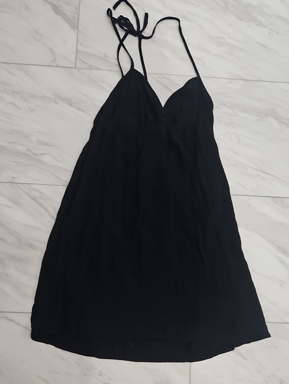 wild fable Black Mini Slip Dress with Spaghetti Straps